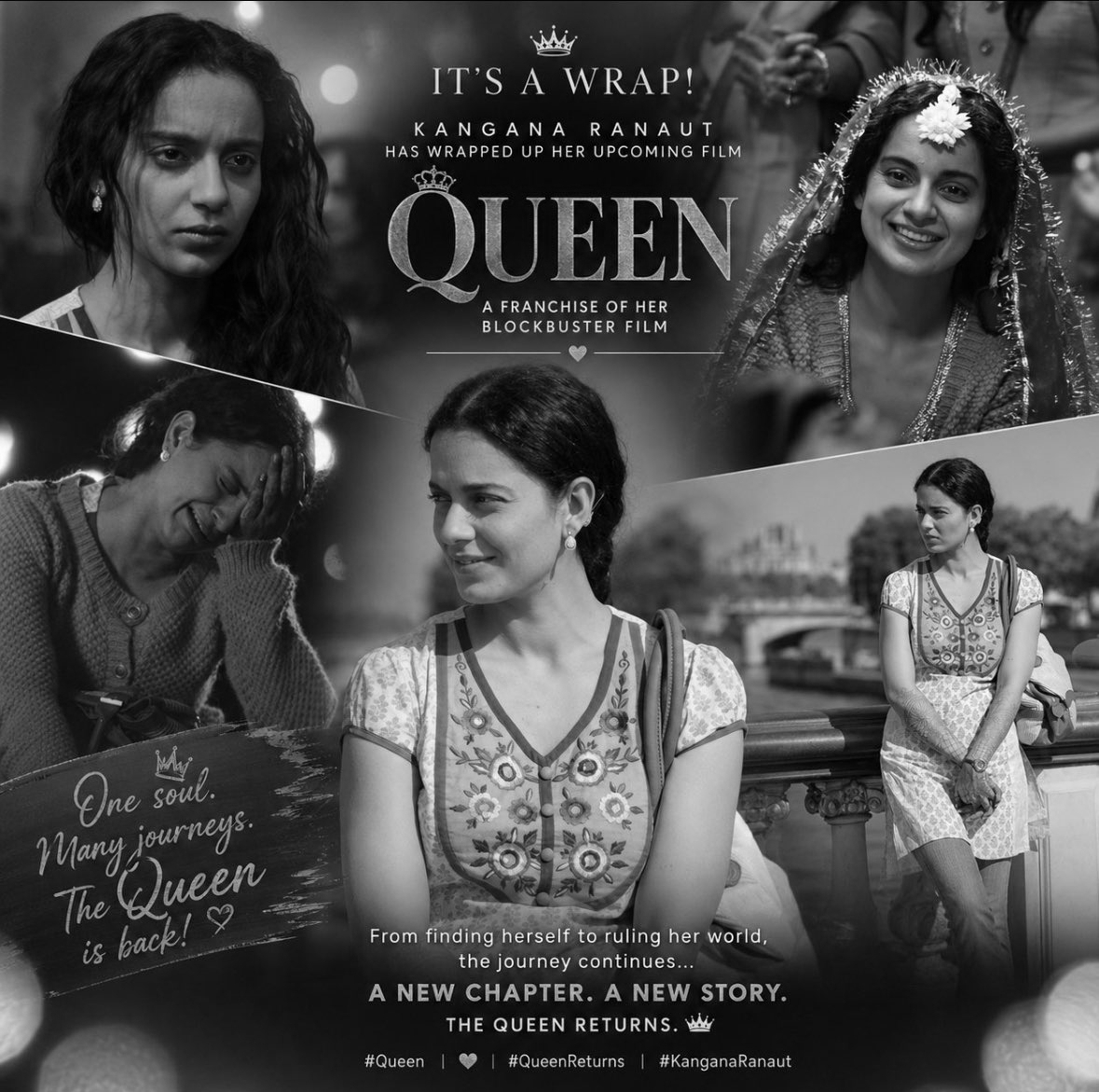 Lights Out on Set! Kangana Ranaut Wraps ‘Queen 2’, Sequel Enters Post-Production