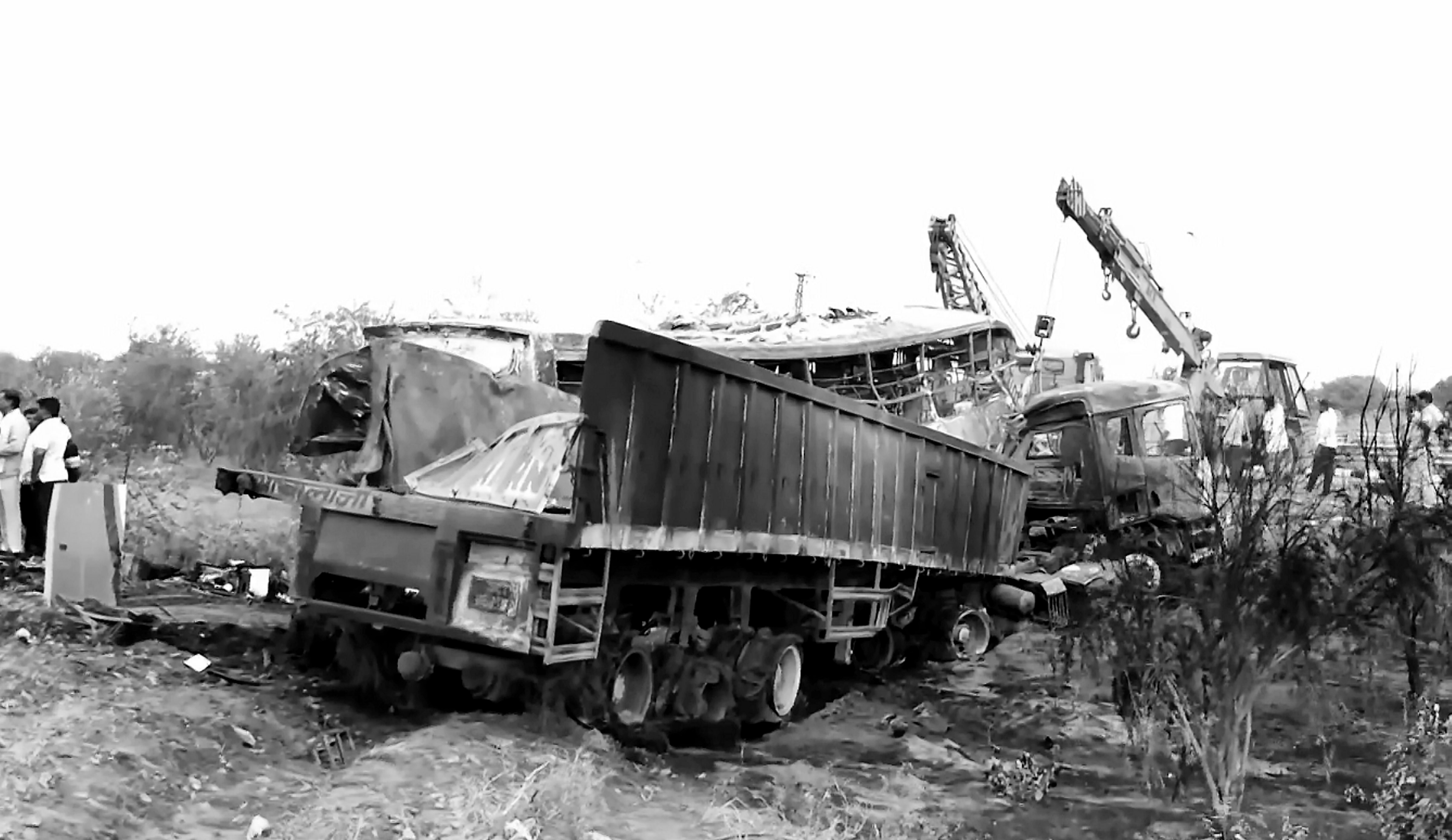 Rajasthan Horror: 8 Killed, 24 Injured As Bus Hits Truck in Dausa