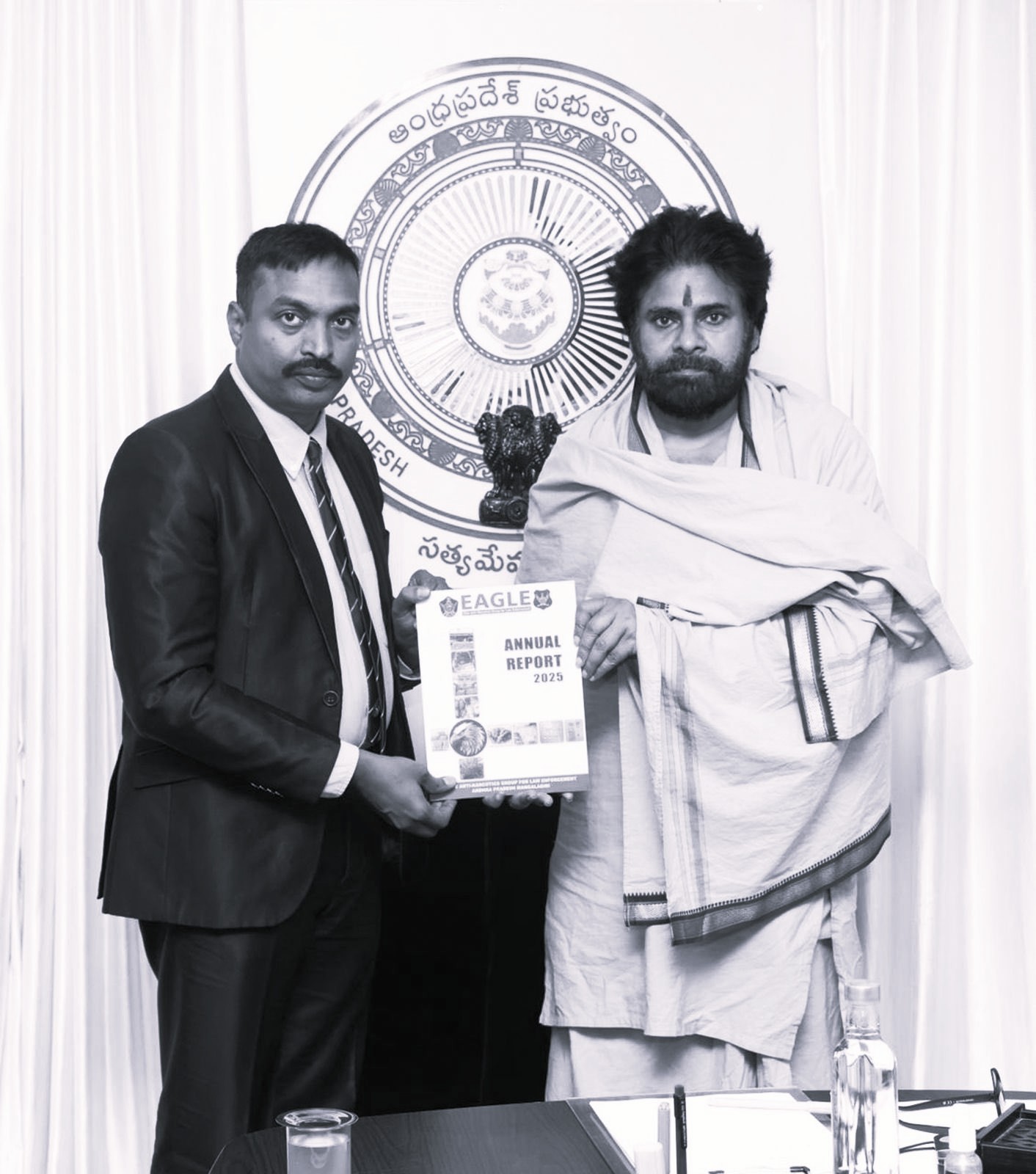Deputy CM Pawan Kalyan Reviews EAGLE Unit Report on Narcotics Control and Cybercrime Actions