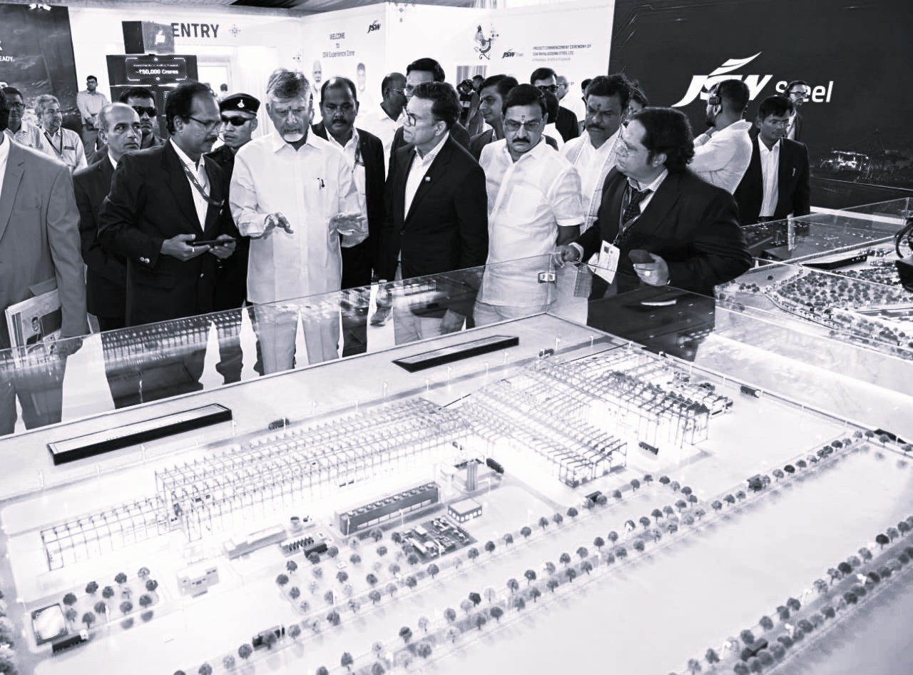 CM Chandrababu Launches Rs 16,350-Crore JSW Steel Plant in Kadapa