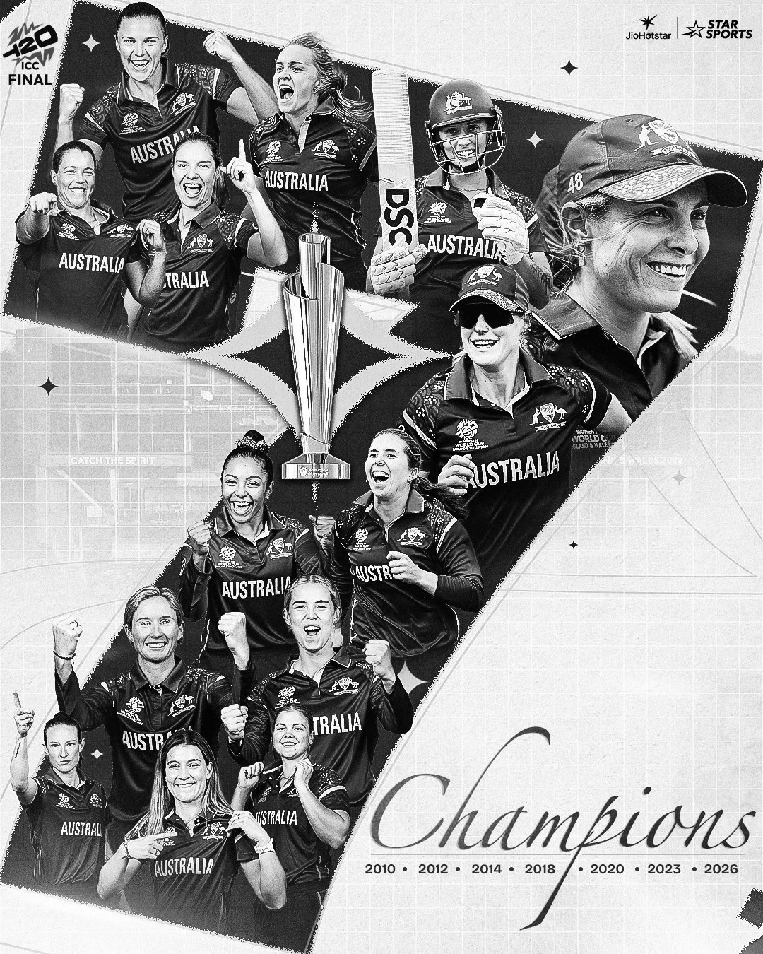 Australia Crush England To Clinch Record Seventh Women’s T20 World Cup Title