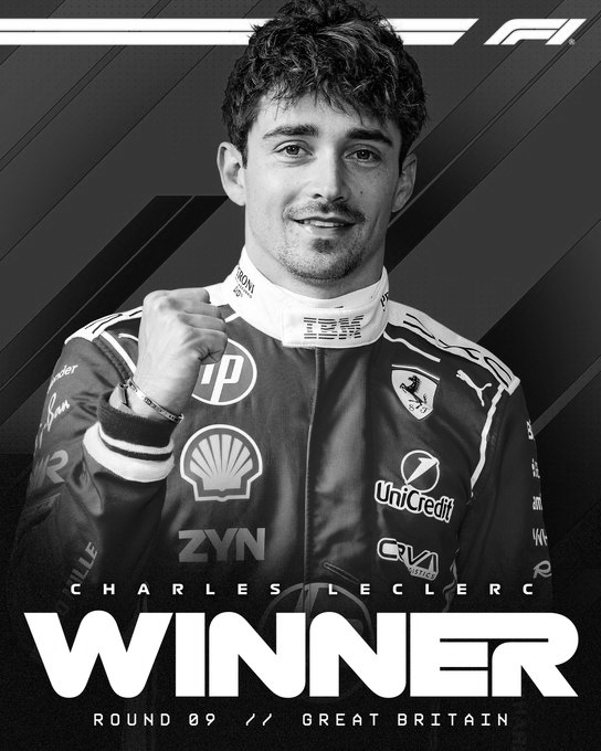 Red Letter Day: Leclerc Wins First, Ferrari Wins Second – Chaos at Silverstone