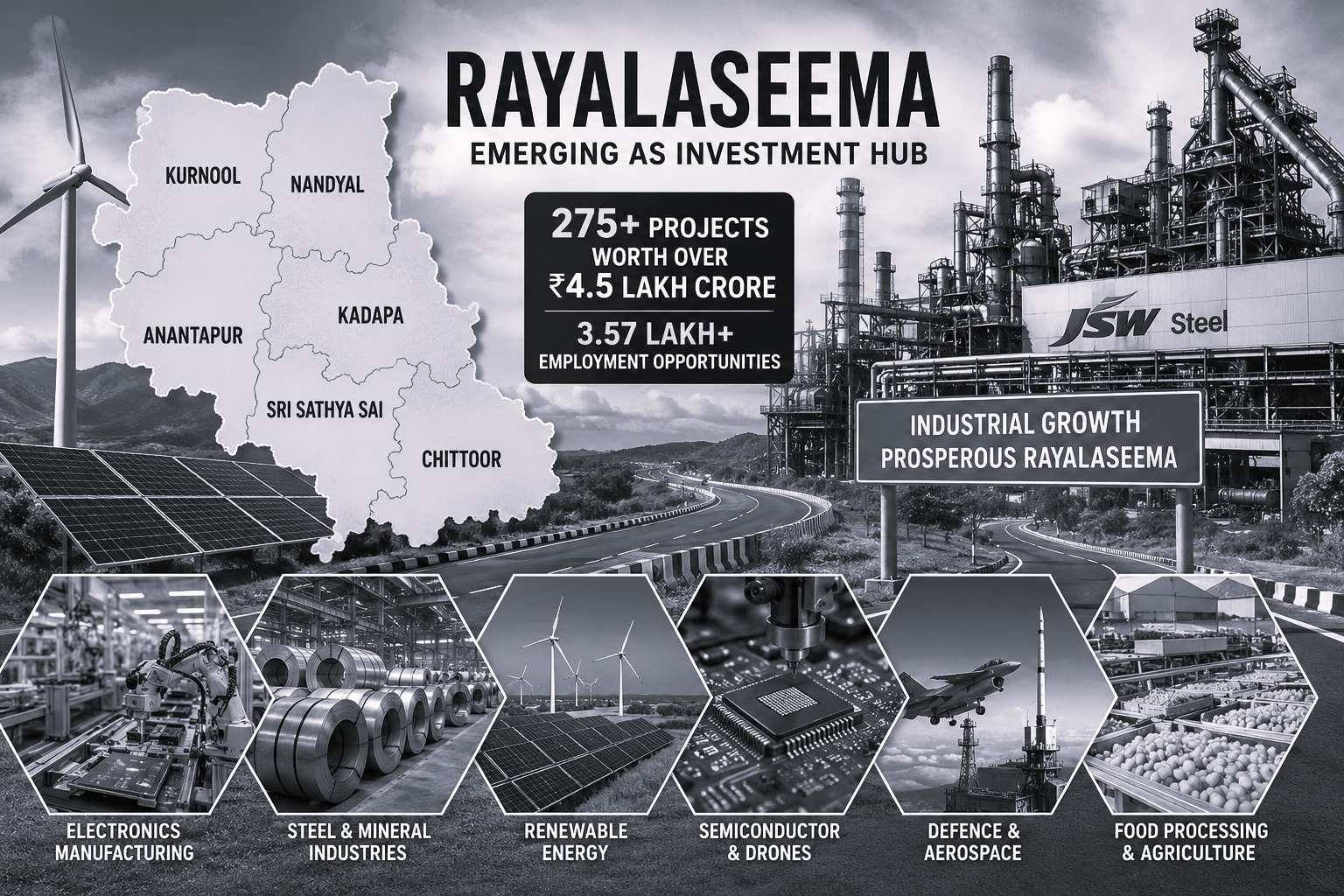 From Drought to Development: Rayalaseema Secures Rs 4.58 Lakh Crore Investment Pipeline