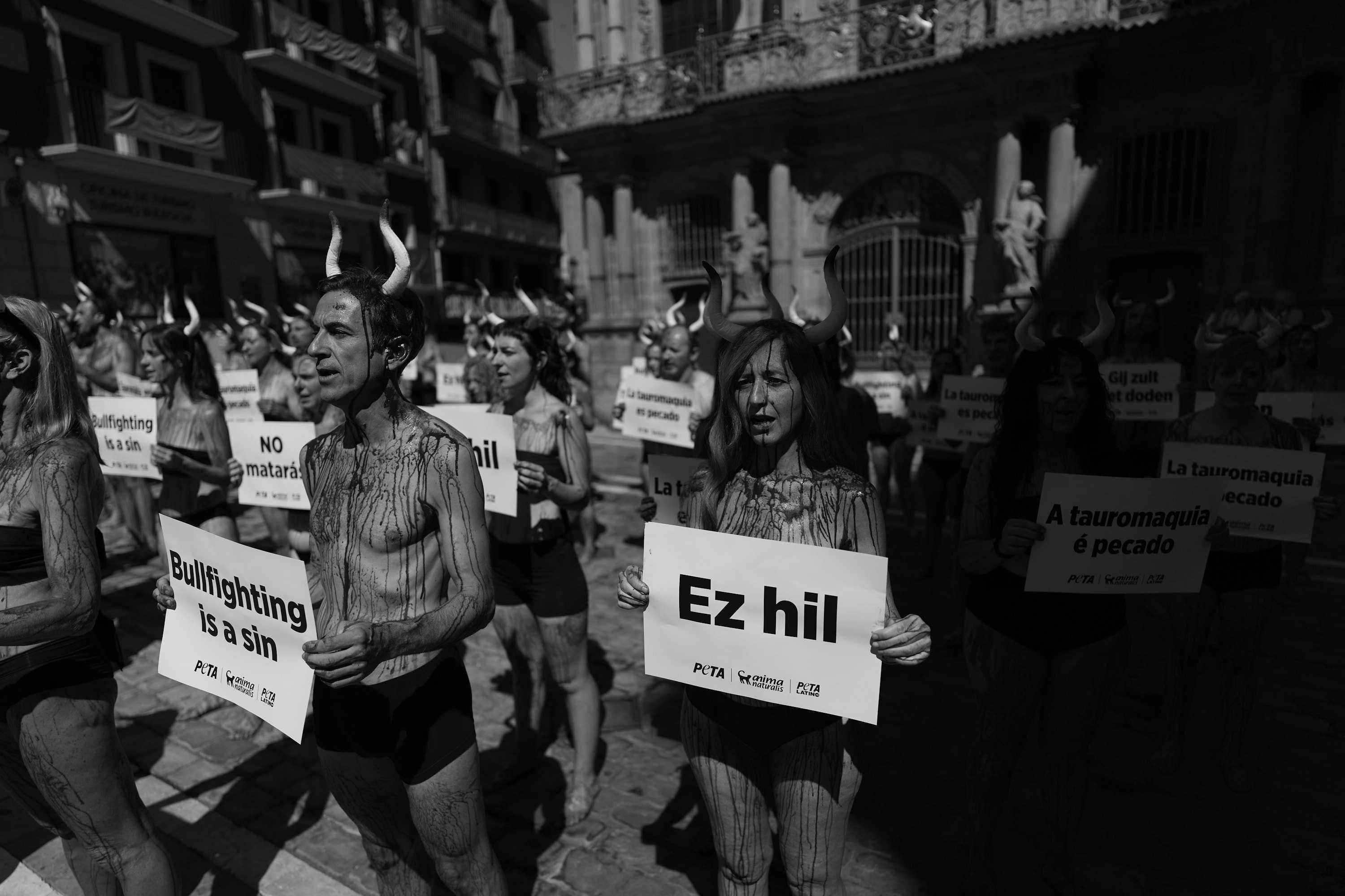 Bullfighting Is A Sin: Jesus Dressed Activist Sparks Pamplona Clash Before San Fermín Festival