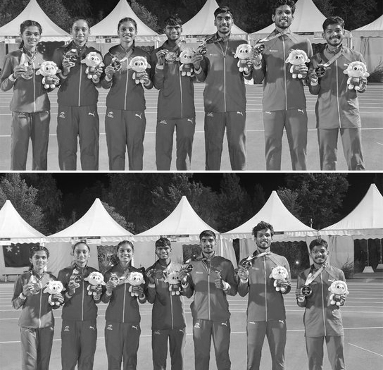 India Win Five Medals, Including Mixed Relay Gold, at Asian U-23 Athletics Championships