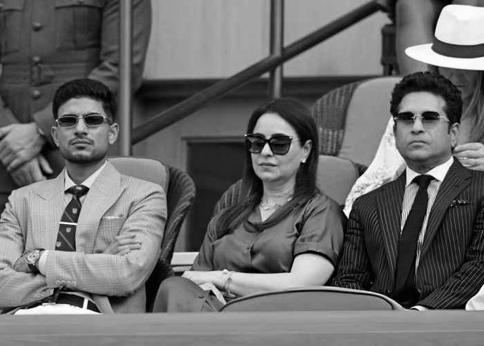 Sachin Tendulkar, Shubman Gill and Dustin Hoffman Among Star Attractions at Wimbledon Semifinal