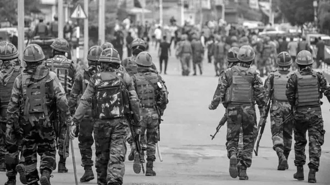 Mob Attacks Assam Rifles Camp in Manipur, Torches Vehicles After Search Operation
